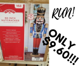 Holiday Time 68″ Nutcracker Walmart Christmas Clearance!!!!!