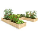 Original Cedar Raised Garden Bed, 8' x 8' x 10.5