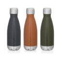 Ozark Trail 12oz Vacuum Insulated Stainless Steel Water Bottle, Set of 3 - greystone/orange crush/sea turtle