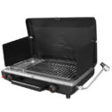 Ozark Trail 2-in-1 Portable 2 Burner Propane Camp Stove Grill