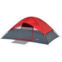Ozark Trail 4-Person Dome Backpacking Tent, with Integrated E-Port for Camping