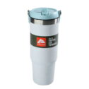 Ozark Trail 30 oz Insulated Stainless Steel Tumbler with Swivel Handle -White Speckled