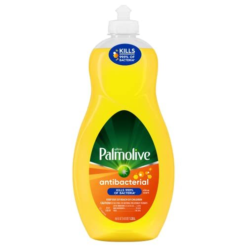 Palmolive Ultra Dishwashing Liquid Dish Soap, Citrus Lemon Scent- 46 Fl. Oz (Package May Vary)