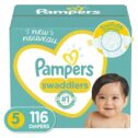 Pampers Swaddlers Diapers, Size 5, 116 Count