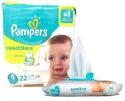 Pampers Swaddlers Disposable Size 4 Diapers (22 Count) Bundle with 36 Pampers Sensitive Care Baby Wipes