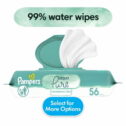 Pampers Aqua Pure Sensitive Baby Wipes 1X Pop-Top 56 Count