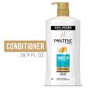 Pantene Pro-V Smooth and Sleek Moisturizing nourishing Daily Conditioner with Argan Oil & Avocado Oil, 28.9 fl oz