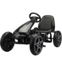 Pedal Ride on Car for Boys Girls, Licensed Benz 4 Wheel Ride on Toys, Kids Pedal Go Kart with Manual...