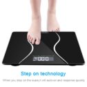 Personal Bathroom Glass Scale with Step-On Technology, Smart & Accurate Electronic LCD Digital Body Weight Control, Batteries Included, Max Capacit...