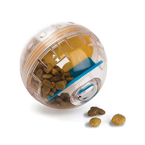 Pet Zone IQ Treat Ball – Adjustable Dog Treat Dog Ball & Treat Dispensing Dog Toys (Dog Puzzle Toys, Dog...