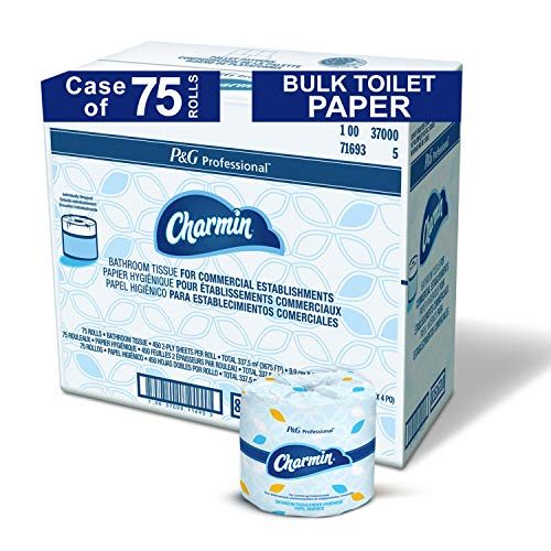 P&G Professional Bulk Toilet Paper for Businesses by Charmin Professional, Individually Wrapped for Commercial Use, 2-ply Standard Roll with 450...