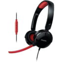 Philips SHG7210/10 Over-Ear Headphone with Mic (Black)