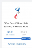 Office Depot Glitch – Scissors Only A Penny!