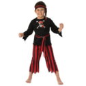 Pirate Boy's Halloween Costume M By Rubies II