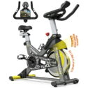 Pooboo Stationary Exercise bike Magnetic Resistance Cycling Bicycle with LCD Monitor for Indoor Cardio Workout 35 Lbs Flywheel Max Weight...