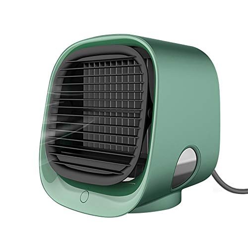 Portable Air Conditioner, Mini Personal Evaporative Air Cooler, Super Quiet Desk Small AC Unit with 7 Colors LED Light, USB...