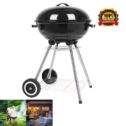 Portable BBQ Grills Clearance Charcoal with Wheels, Upgrade Steel Camping Grill, Outdoor Charcoal Grills for Barbecue Picnic Trailing Camping Outdoor,...