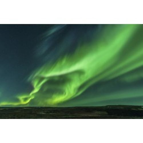 Poster: A Large Aurora Borealis Display in Iceland, 24x16in.