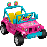 Power Wheels Barbie Jeep Wrangler Ride-On Toy on Sale At Academy Sports + Outdoors