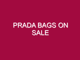 Prada Bags On Sale