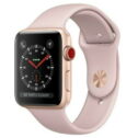 Pre-Owned Apple Watch Series 3 38MM Rose Gold - Aluminum Case - GPS + Cellular - Pink Sand Sport Band