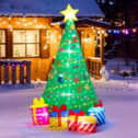Presence 6FT Christmas Inflatble Christmas Tree blow Up Christmas Tree Outdoor Christmas Inflatable Includes Built-in LED Light for Backyard Garden...
