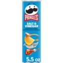 Pringles Potato Crisps Chips, Lunch Snacks, On The Go Snacks, Salt and Vinegar, 5.5 Oz, Can