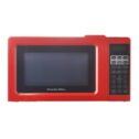 Proctor Silex 0.7 Cu ft Red Digital Microwave Oven