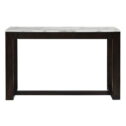 Progressive Furniture Stateside Counter Table in Java Brown/White Faux Marble