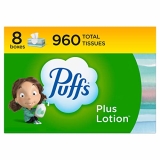 Puffs Plus Lotion Facial Tissues, 4 Cubes, 56 Tissues Per Box – AMAZON FRESH