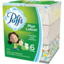 Puffs PGC39383CT Plus Lotion Facial Tissue - Box of 6 - 124 Sheets