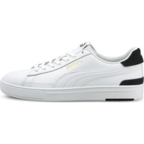 PUMA Serve Pro Men's Sneakers in White/Team Gold/Black, Size 11