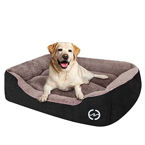 PUPPBUDD Pet Dog Bed for Medium Dogs(XXL-Large for Large Dogs),Dog Bed with Machine Washable Comfortable and Safety for Medium and...
