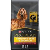 Purina Pro Plan Adult Sensitive Skin & Stomach Salmon & Rice Formula Dry Dog Food on Sale At Chewy