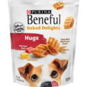 Purina Beneful Dog Treats, Baked Delights Hugs with Real Beef & Cheese Flavor Dry Dog Snacks, 8.5 oz. Pouch