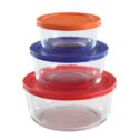 Pyrex Simply Store 6-Piece Glass Bakeware Set Value Pack