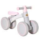 Qaba Toddler Ride On Mini Kids Starter Girls Balance Bike Toy 1-3 Years, Pink