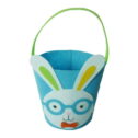 QIIBURR Easter Baskets for Teenagers Cute Easter Rabbit Cloth Basket Candy Eggs Buckets Party Decoration for Kids