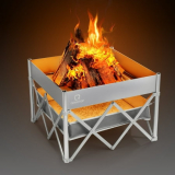 QOMOTOP 24” Instant Fire Pit with Heat Shield (Ash Pocket), 10.6lbs AT WALMART