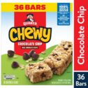 Quaker Chewy Granola Bars, Chocolate Chip, 36 Pack