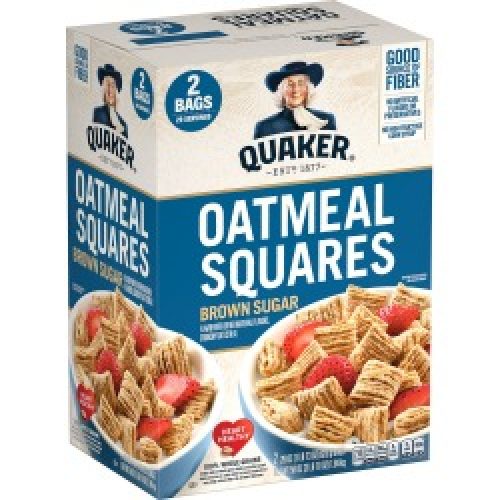 Quaker Oatmeal Squares, Brown Sugar (29 oz, 2 pk.)