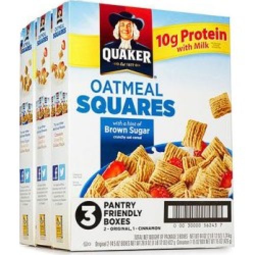 Quaker Oats - 3-Ct. Oatmeal Squares Variety Pack