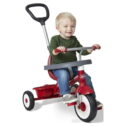 Radio Flyer, 3-in-1 Stroll 'N Trike, Grows with Child, Red, Tricycle for Girls and Boys