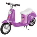Razor Pocket Mod Miniature Euro-Style Electric Scooter - Kiki Purple, for Kids and Teens Ages 13+, Vintage-Inspired Design, Up to...