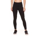 Reebok Womens High-Waisted Active Leggings with Pockets, 28