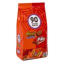 REESE'S and KIT KAT, Milk Chocolate Assortment Snack Size Candy, Halloween, 49 oz, Bulk Bag, 90 Pieces