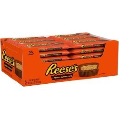 REESE'S Milk Chocolate Peanut Butter Cups Candy, Bulk Packs (1.5 oz., 36 ct.)