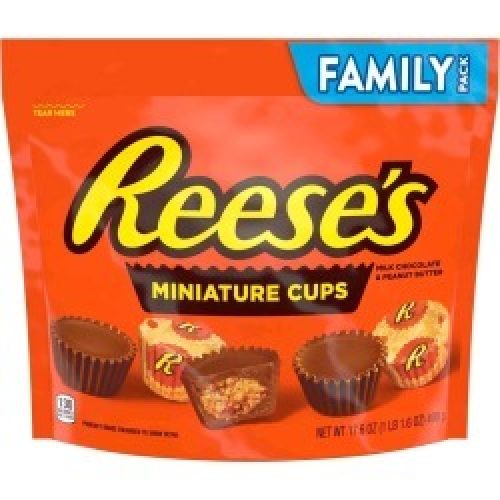 Reese's Milk Chocolate Peanut Butter Cups Miniatures Candy - 17.6 oz
