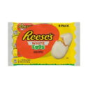 Reese's White Creme Peanut Butter Eggs Easter Candy, Packs 1.2 oz, 6 Count