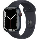 Refurbished Apple Watch Series 7 Aluminum 45 mm (GPS + Cellular) Midnight Black (Grade B)